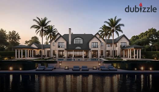 Luxury finished villa open view directly on the Nile in Jirian Mountain View Sheikh Zayed