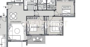 Rare Noor apartment with 2023 reservation low over price and 14 year installments spacious three bedroom home with exceptional value
