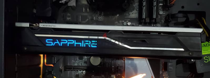 كارت Rx470 8GB - بروسيسور Ryzen 3 3200 g - رام 4*2