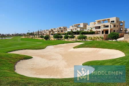 chalet 112m garden 17m prime location view Landscape, Facing North, Water Feature Pool hacienda bay north coast palm hills