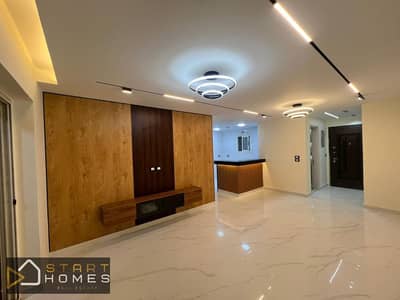 Apartment 96 meters for sale in Madinaty B7, two rooms, wide garden view, repeated floor, edge of the building, first occupancy