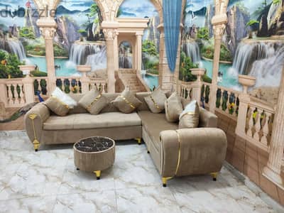 ركنه خشب كونتر مقاس مترين في مترين ونص قماش هامر بسعر