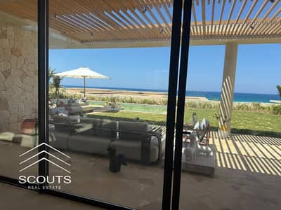 Lowest price chalet for sale with sea view, fully finished, high end, in Ramlet Ras El Hekma, North Coast, next to Azha, Naya Bay, Modon, and Fouka Ba