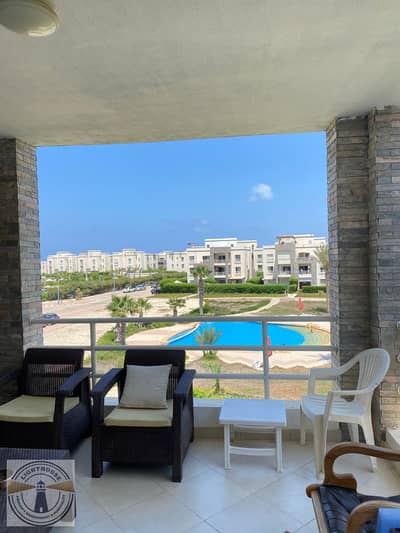Penthouse on the Amwaj swimming pool