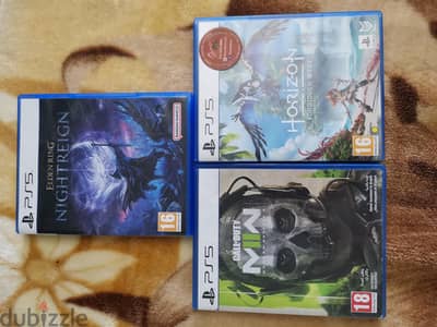 3 PS5 used games for sale - mint condition