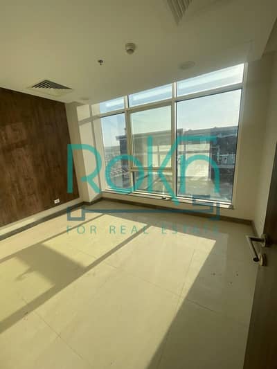 Office for rent, finished with air conditioning on Al Bustan Mall Street, Trivium, Sheikh Zayed