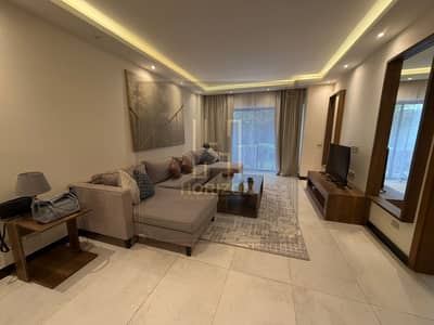 Furnished modern apartment with garden 2rooms rent Lake View Residences New Cairo