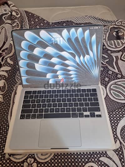 New Open box Macbook air m5 sky blue