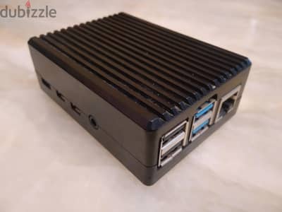 raspberrypi4 with aluminum case and power suply