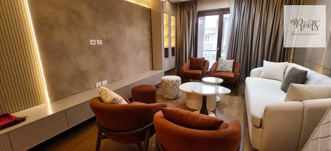 For Rent Corner Townhouse in prime location, Fully Furnished with AC/S,in Pyramids Heights, 6th of October City.