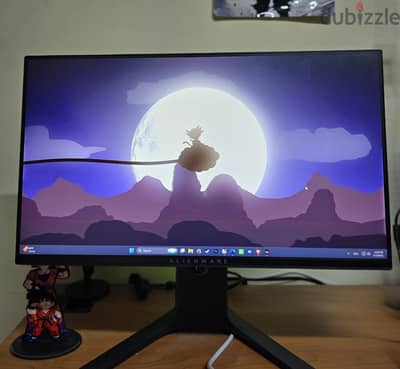 شاشة Alienware aw2521hf 25 inch- IPS 240Hz مستعمل كالجديد