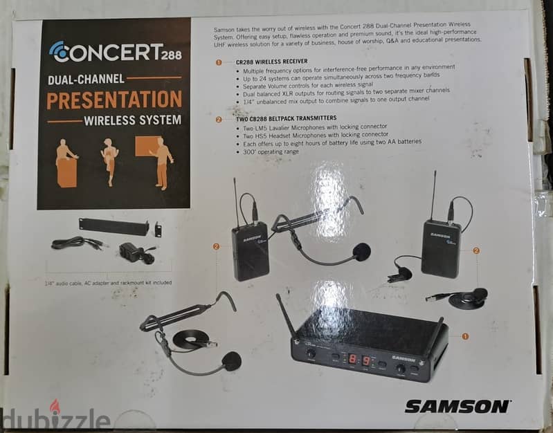 Samson Concert 288 Presentation Dual-Channel 1