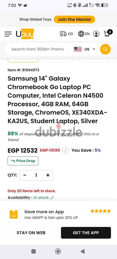 Samsung Chromebook 14 Laptop battery up to 12 hours