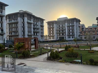 Fully finished apartment with air conditioning, available for immediate delivery, near AUC. A great investment and living opportunity in the best community in Fifth Settlement.