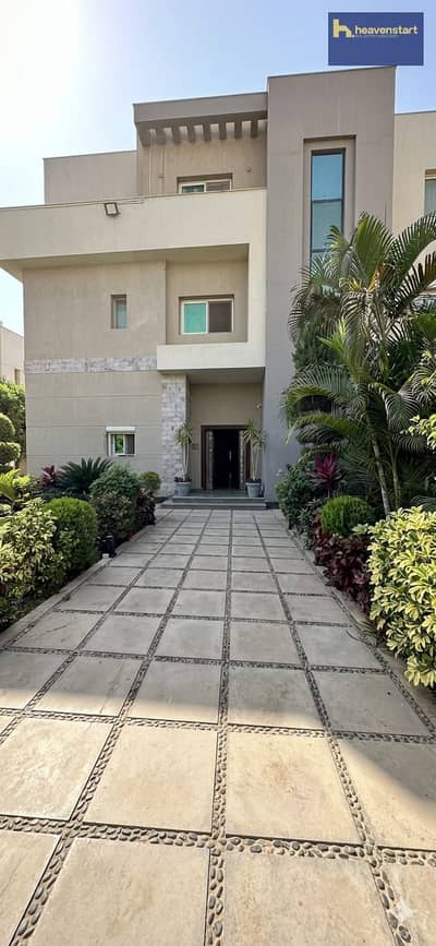 Fully furnished twin house with swimming pool and 9 air conditioners in Gardenia City, near the Ring Road, Nasr City and main roads