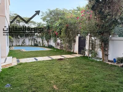 For sale in Al-Rehab, a corner independent villa with special finishing - swimming pool