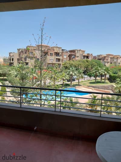Fully Furnished 137 sqm Apartment for Rent in Casa Beverly Hills Sodic | 2 Bedrooms Open View Terrace swimming pool view