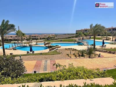 Ready to move chalet for sale in La Vista 6 Ain Sokhna with direct sea & pool views. Installments up to 6 years,Near Porto Sokhna and IL Monte galala