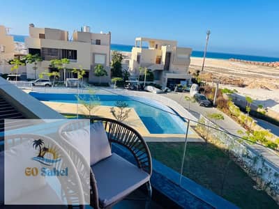 شاليه للايجار هاسيندا وايت ٣ غرف على حمام السباحه والبحر