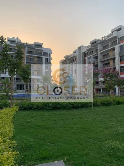 Two-bedroom apartment with garden for sale in Fifth Settlement, opposite Hyde Park, with installments over 10 years.
