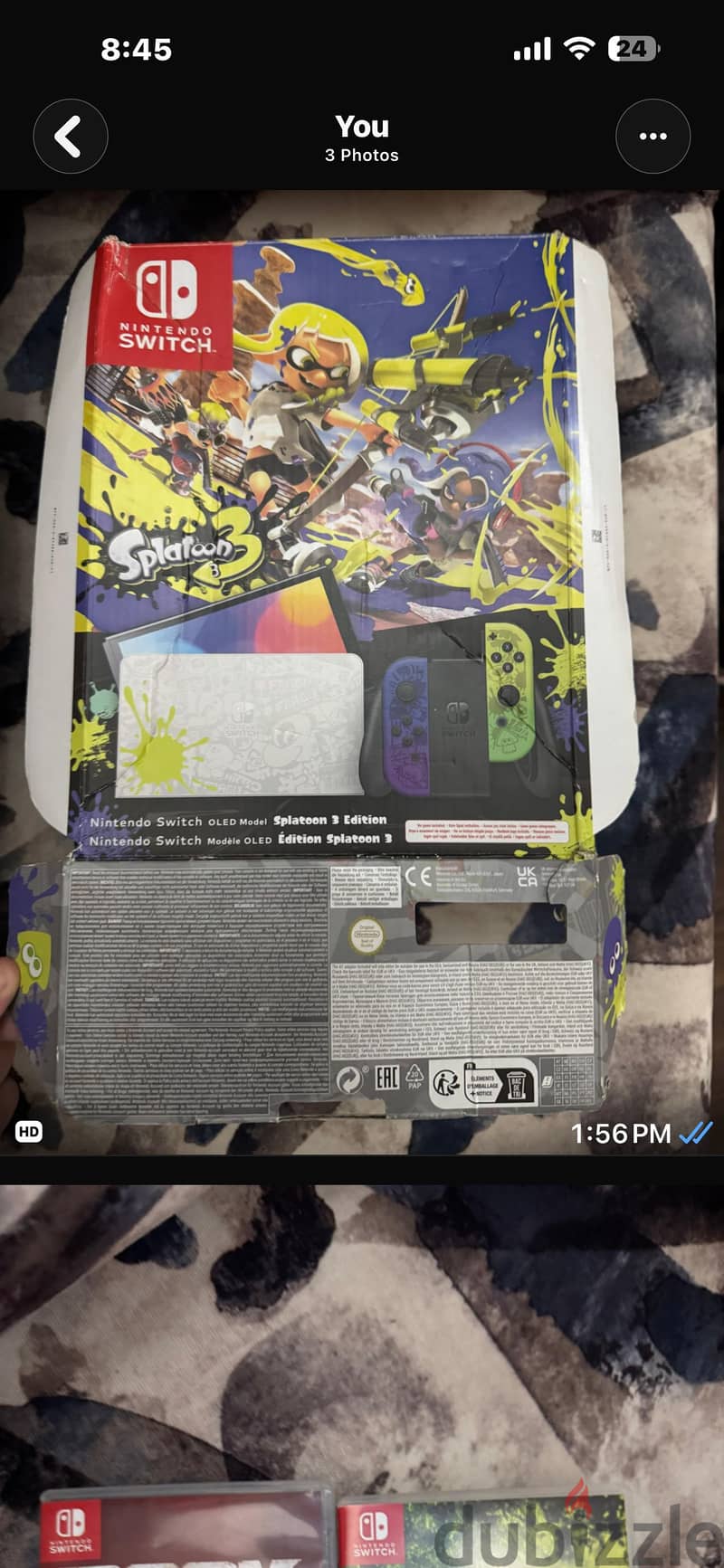 Nintando switch oled model splatoon 3 edition 7