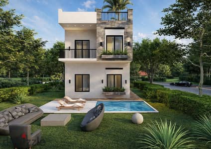 Townhouse in Garden for sale in Sheikh Zayed with installment over 10 years at a very special price
