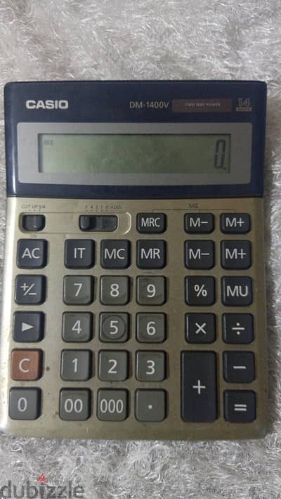 Dm-1400v اله حاسبه كاسيو
