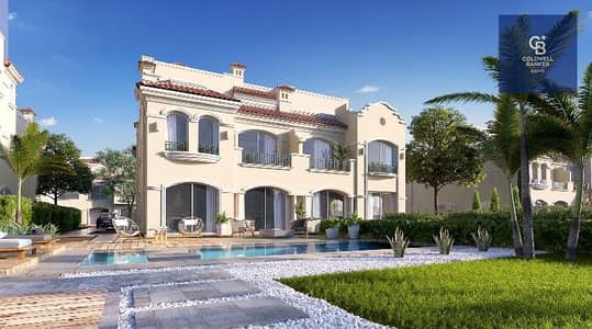 فيلا تاون هاوس كورنر استلام فوري للبيع في "الباتيو برايم" PATIO PRIME"  بمقدم 20% و تقسيط علي 4 سنين -مدينه الشروق -مباشرة أمام مدينتي