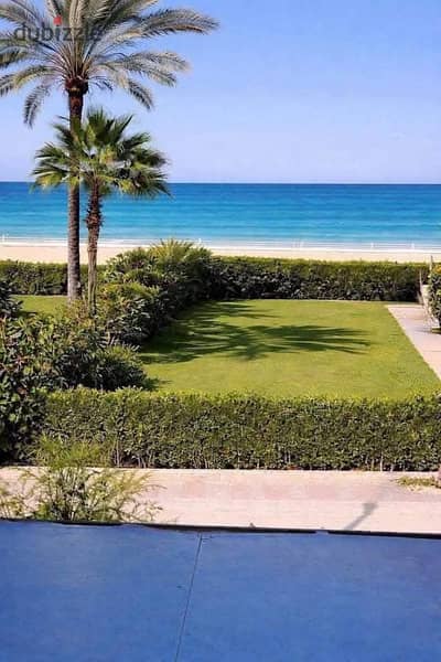استاند الون 520م للبيع صف اول بحر استلام فوري قرية نايا باي الساحل الشمالي naia bay north coast