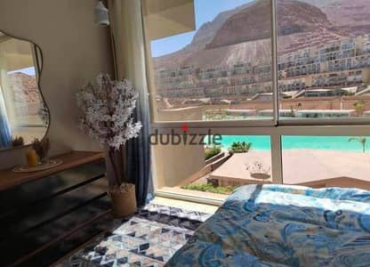 Chalet finished with a panoramic view of the sea in the Mont Galala in Ain Sokhna