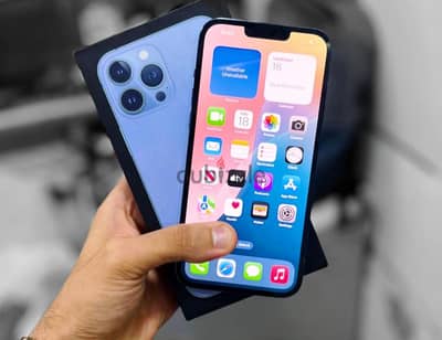 ايفون 13 برو ماكس مساحه 256 كسر زيرو بالعلبه iphone