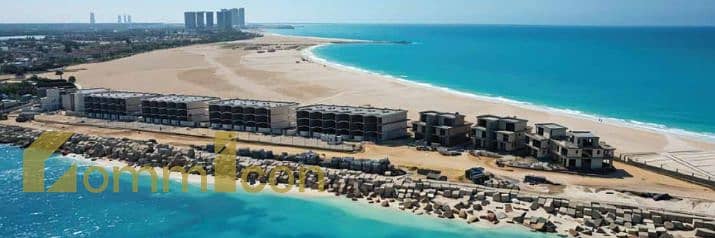 شالية للبيع مفروش كامل بالتكييفات فيو علي البحر علي Solen - الساحل الشمالي داخل مارينا 5