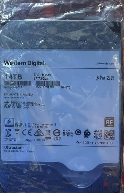 متوفر هارد 14TB حاله ممتازه جديد  سعر ممتاز   للتواصل 01080296100