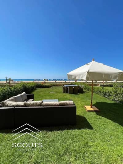 Panoramic sea view. Invest in a fully finished, high-end chalet for sale in a prime location near La Vista , telal sokhna and Boho.
