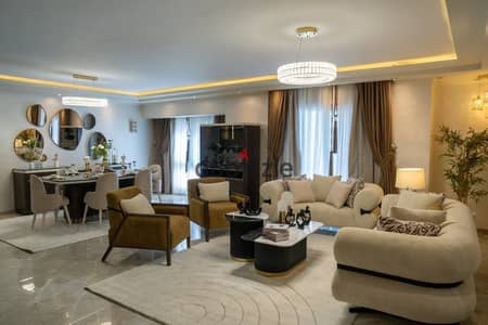 Apartment for sale in the heart of New Cairo, immediate delivery, fully finished + air conditioning in installments over 5 years