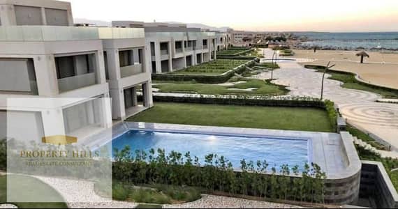 فرصة مميزة لامتلاك توين هاوس متشطب بالكامل تشطيب ألترا سوبر لوكس داخل lavista ras elhikma ، بإطلالة مزدوجة مباشرة على البحر (Double Sea View)