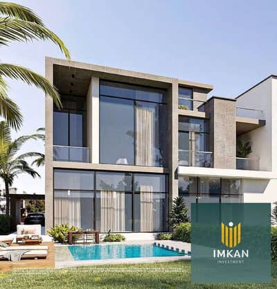 **Villa 520M for Sale with Flexible Installments in Saada – Ready for Viewing, Open View Over Lagoon and Landscape in First Settlement (New Cairo)**