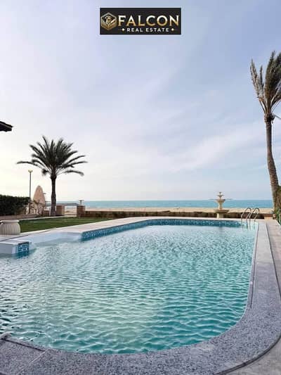 Last villa available for Delivery in Marsilia Beach 5, directly on the sea and fully finished, with a large area.