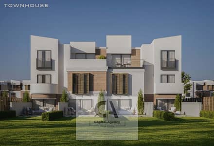 Townhouse for sale in Scenes Compound in the heart of Mostakbal City next to Bloomfields with a 5% down payment and installments over 7 years | Scenes