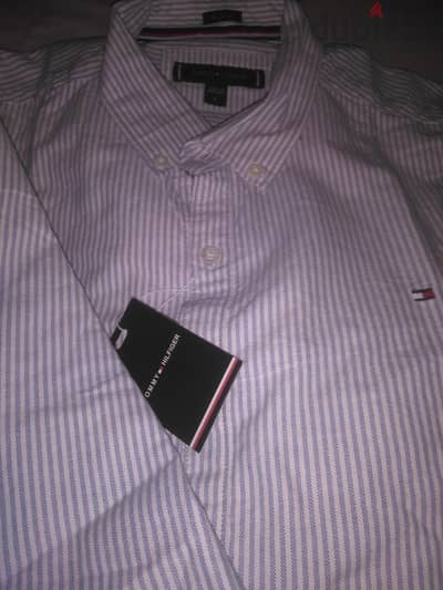Tommy Hilfiger - Men's Flex Regular Fit Poplin Shirt