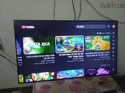 شاشه سامسونج 50 بوصه سمارت 4k فريم ليس