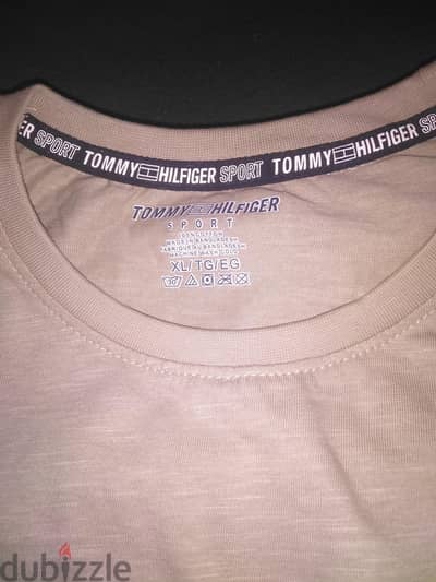 Tommy Hilfiger Beige Crew Neck Solid T-Shirt