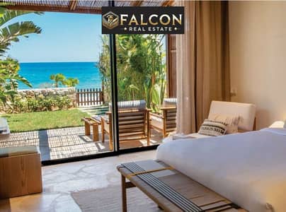 Lowest price for a chalet in La Vista, first row, with luxury finishing for sale in La Vista 6, Ain Sokhna. La Vista 6 Ain Sokhna, near La Vista Topaz