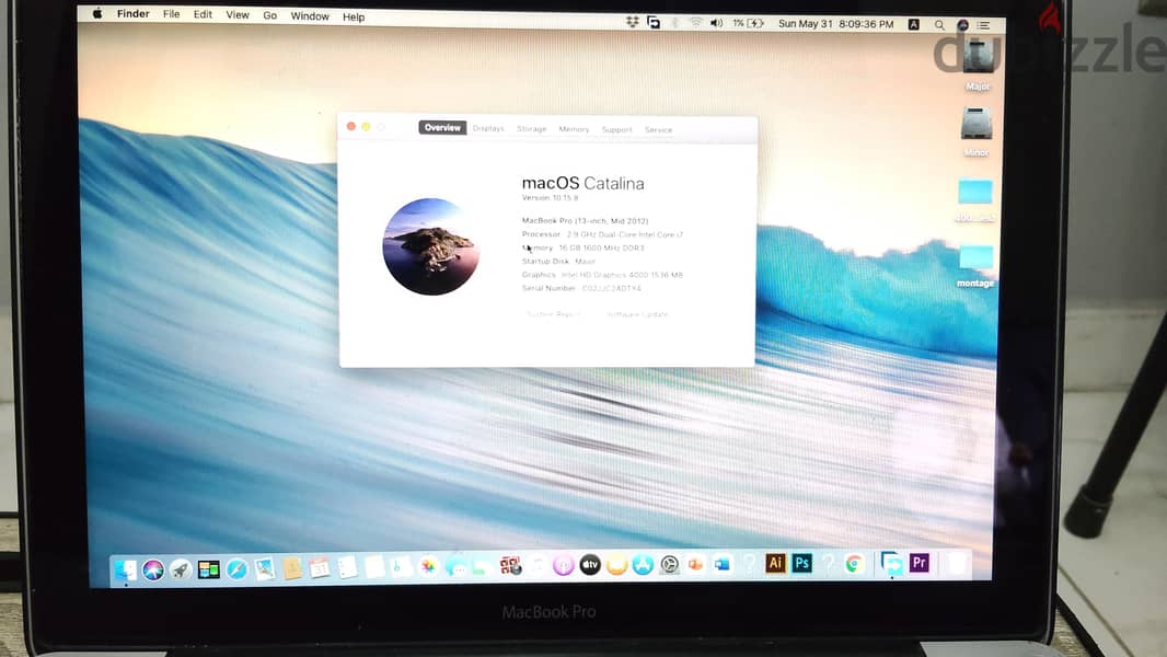 MacBook pro mid 2012 3