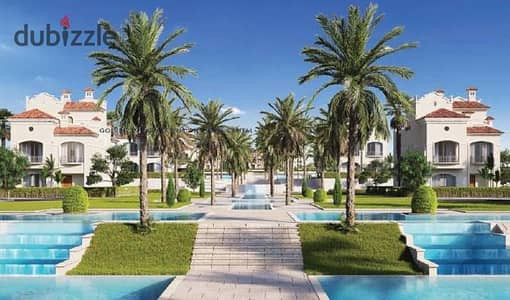 Lowest price twin house, ready for immediate delivery, 311 sqm, 4 bedrooms, in the best and most prime location in El Patio Oro by La Vista Developmen