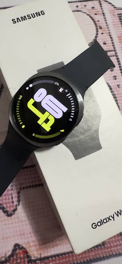 للبيع ساعة Samsung Galaxy Watch 8 مقاس 44mm  لون رصاصى