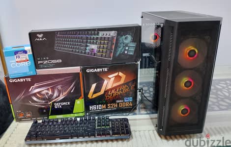 Pc gaming intel i3 13100f and gtx 1660