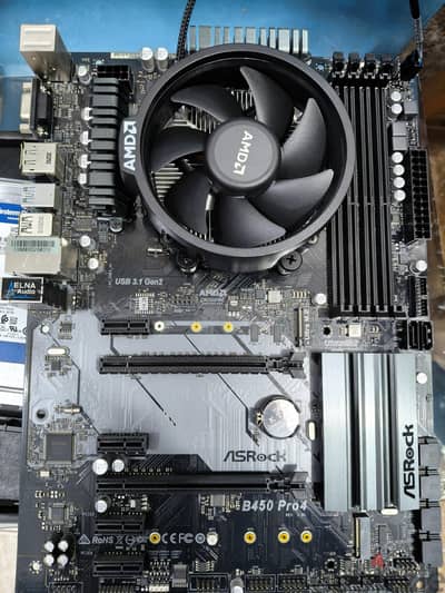 ryzen 5 3600 + b450 pro4