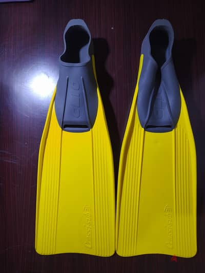 Cressi Clio Fins - Yellow 33- زعانف كريسى كليو ايطالى استعمال خفيف/34