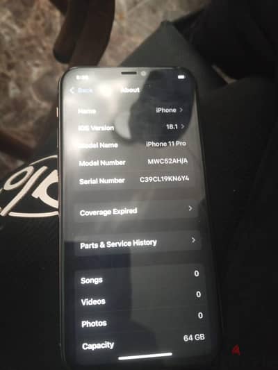 iPhone 11 Pro 64 gb ايفون ١١ برو